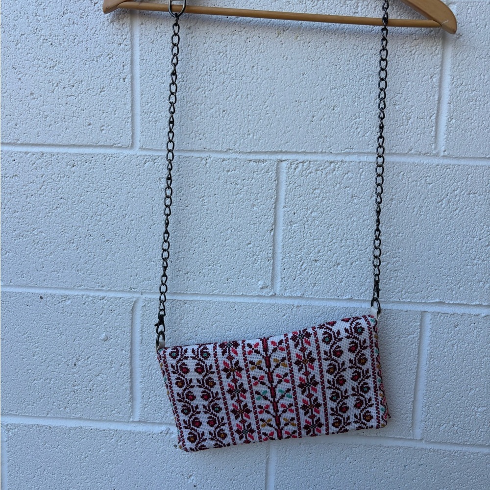Y2K Stylish Pink and White Patterned Women's Bag
